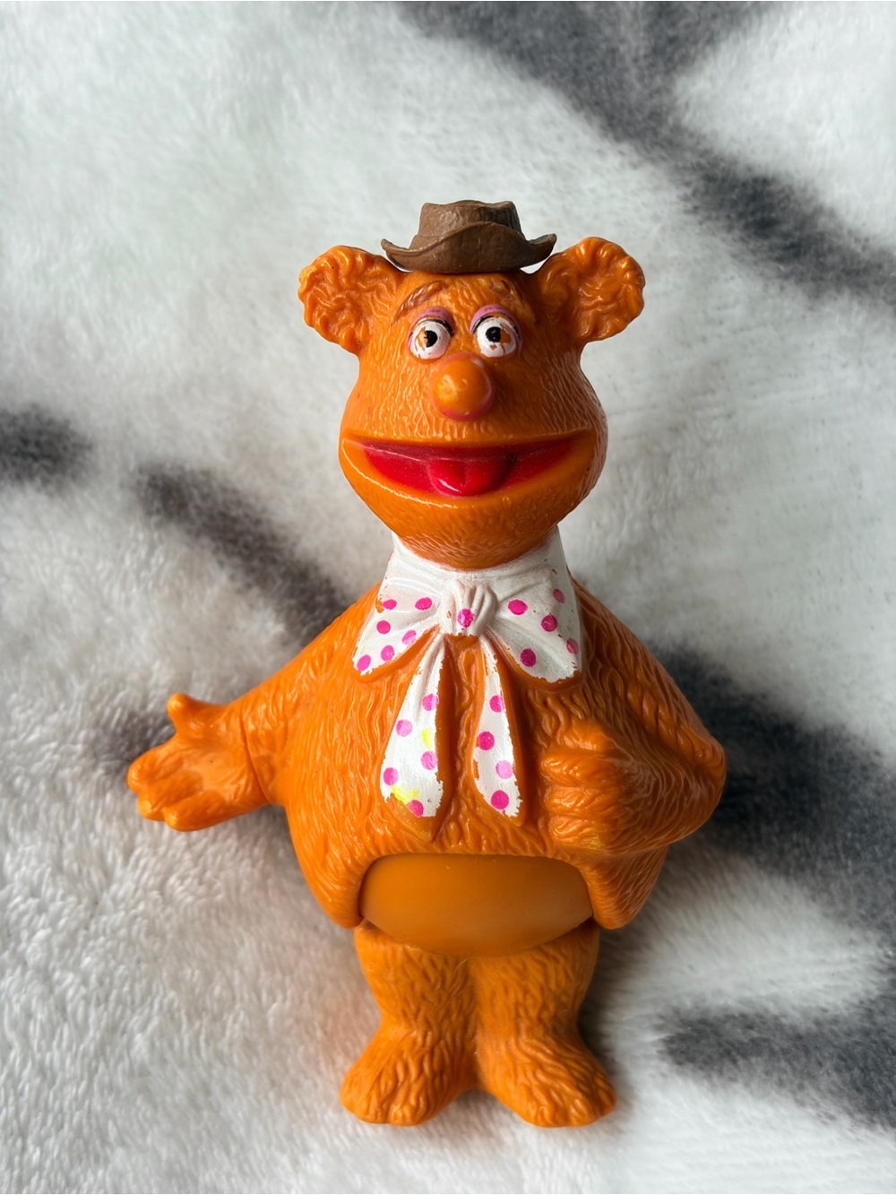 Vintage 1978 The Muppet Show Players “Fozzie Bear” 4” Puppet Figure